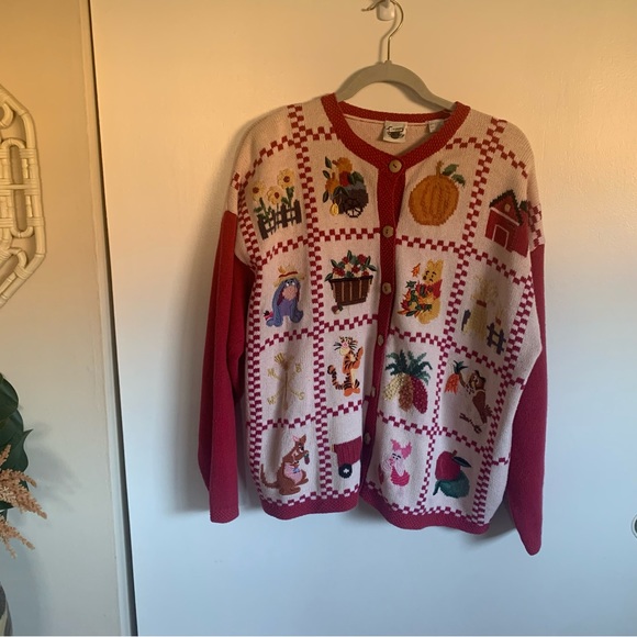 Disney Catalog Sweaters - Vintage Disney Catalog Knit Cardigan